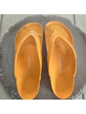 Birkenstock Women's orange  EVA Thong Sandals Honolulu 44